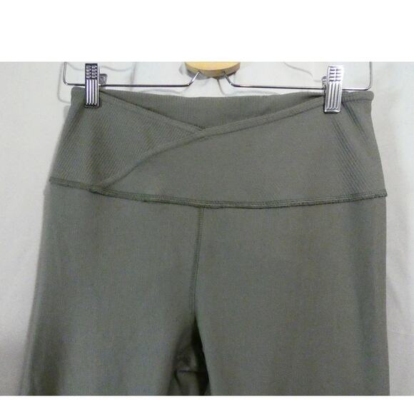 90 Degrees by Reflex Women's Leggings Sage Green High Rise - Picture 2 of 9